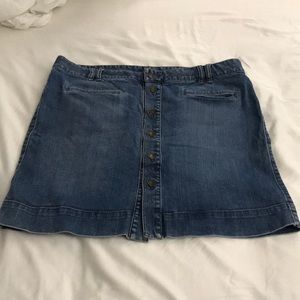 Loft size 12 jean skirt